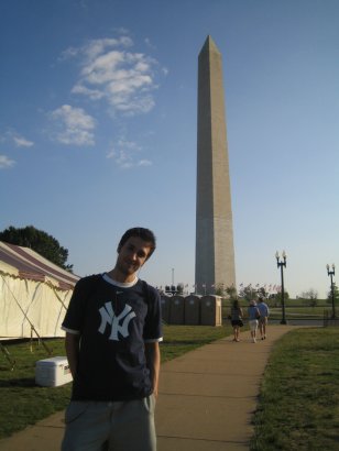 Eccomi col Washington Monument