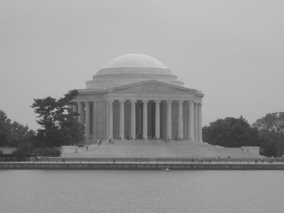 Il Jefferson Memorial. Egli è uno degli autori della dichiarazione d'indipendenza