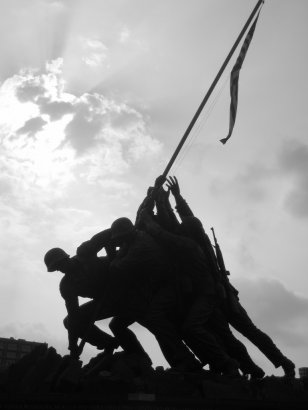 La statua è un'immagine famosissima simbolo della II Guerra Mondiale 